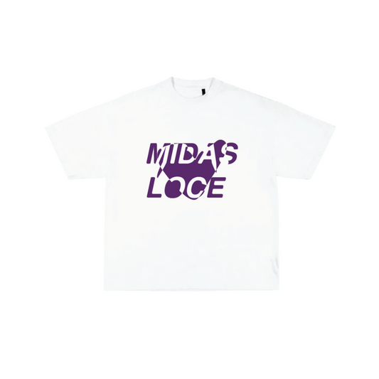 Midas Love White - Oversized Short Sleeve T-Shirt